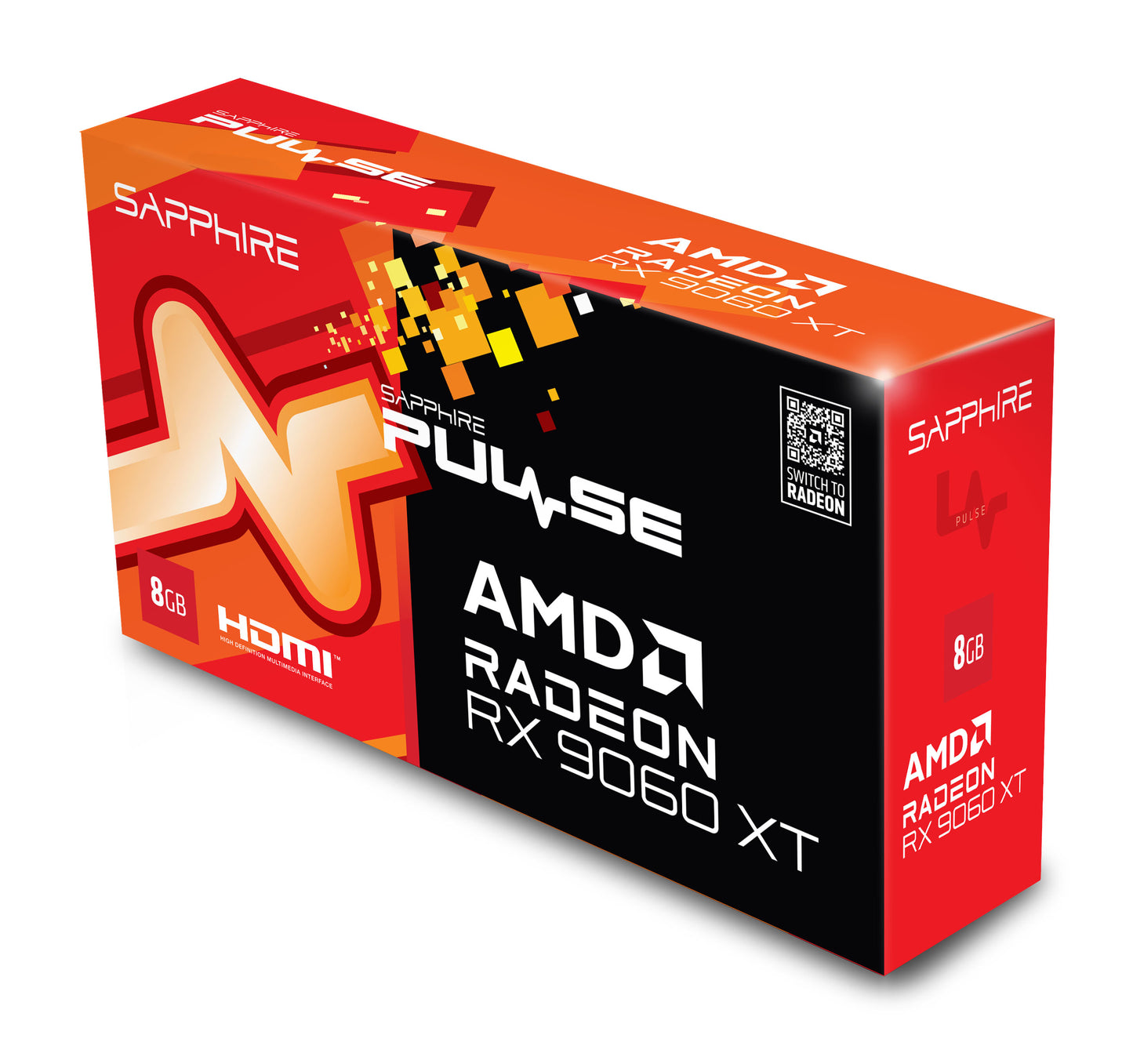 SAPPHIRE PULSE AMD RADEON RX 9060 XT GAMING OC 8GB
