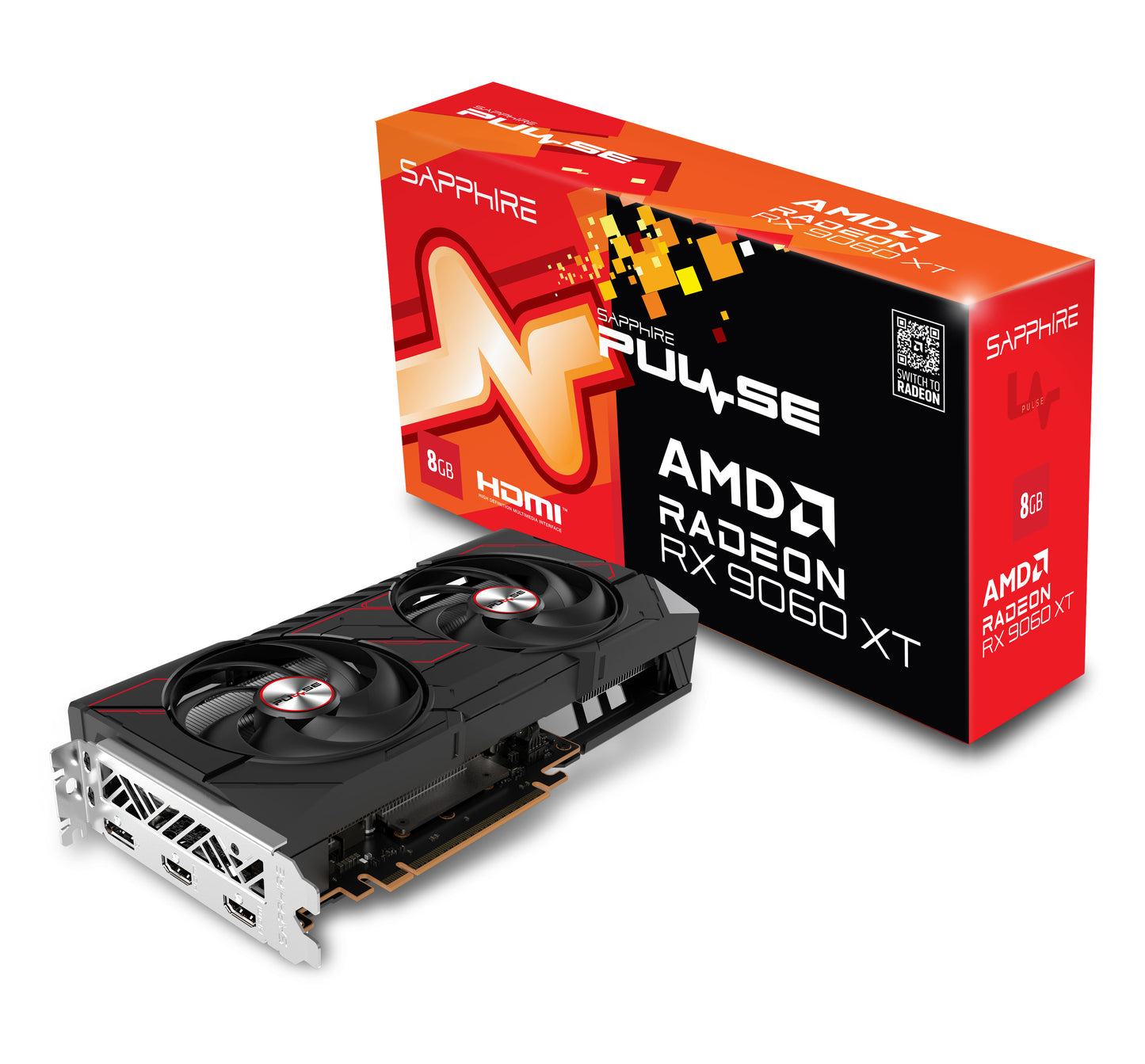 SAPPHIRE PULSE AMD RADEON RX 9060 XT GAMING OC 8GB