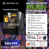 intel 12Gen i3-12100F NVIDIA RTX™ 3050 6GB GDDR6