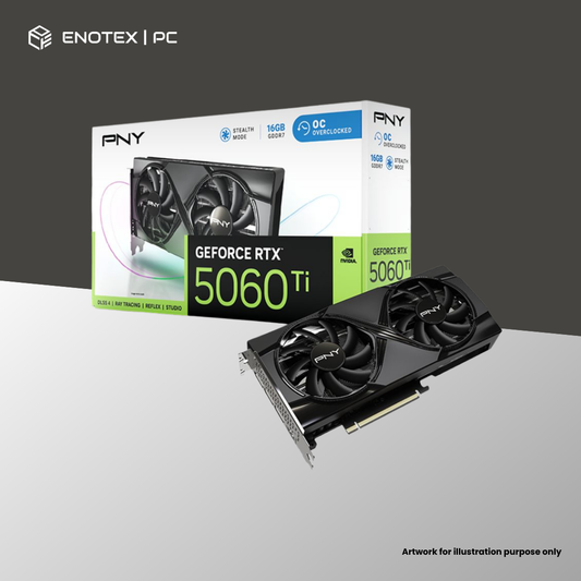 PNY RTX 5060 TI OC DUAL FAN 8GB GDDR7
